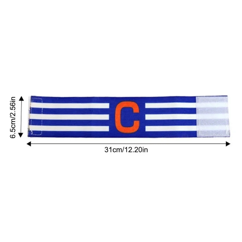 Soccer Captain Armband for Children Adults Adjustable Football Soccer Leader Arm Band Bracelet Football Training Group Armband