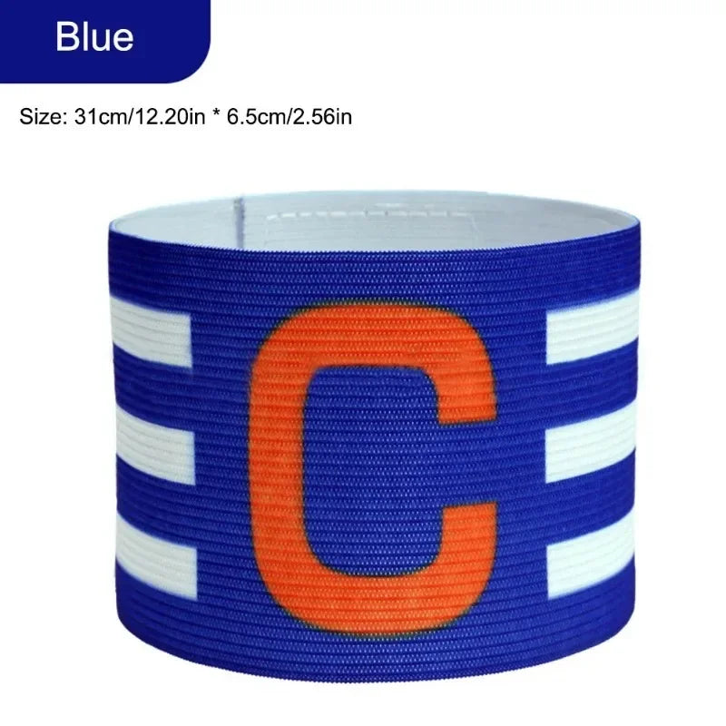 Soccer Captain Armband for Children Adults Adjustable Football Soccer Leader Arm Band Bracelet Football Training Group Armband